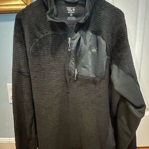 Mountain Hardwear Charcoal Fleece Jacket